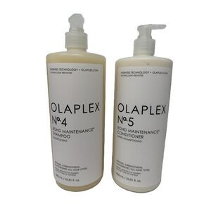 Olaplex Bond Maintenance No. 4 Shampoo and No. 5 Conditioner, 33.8 oz New Fresh